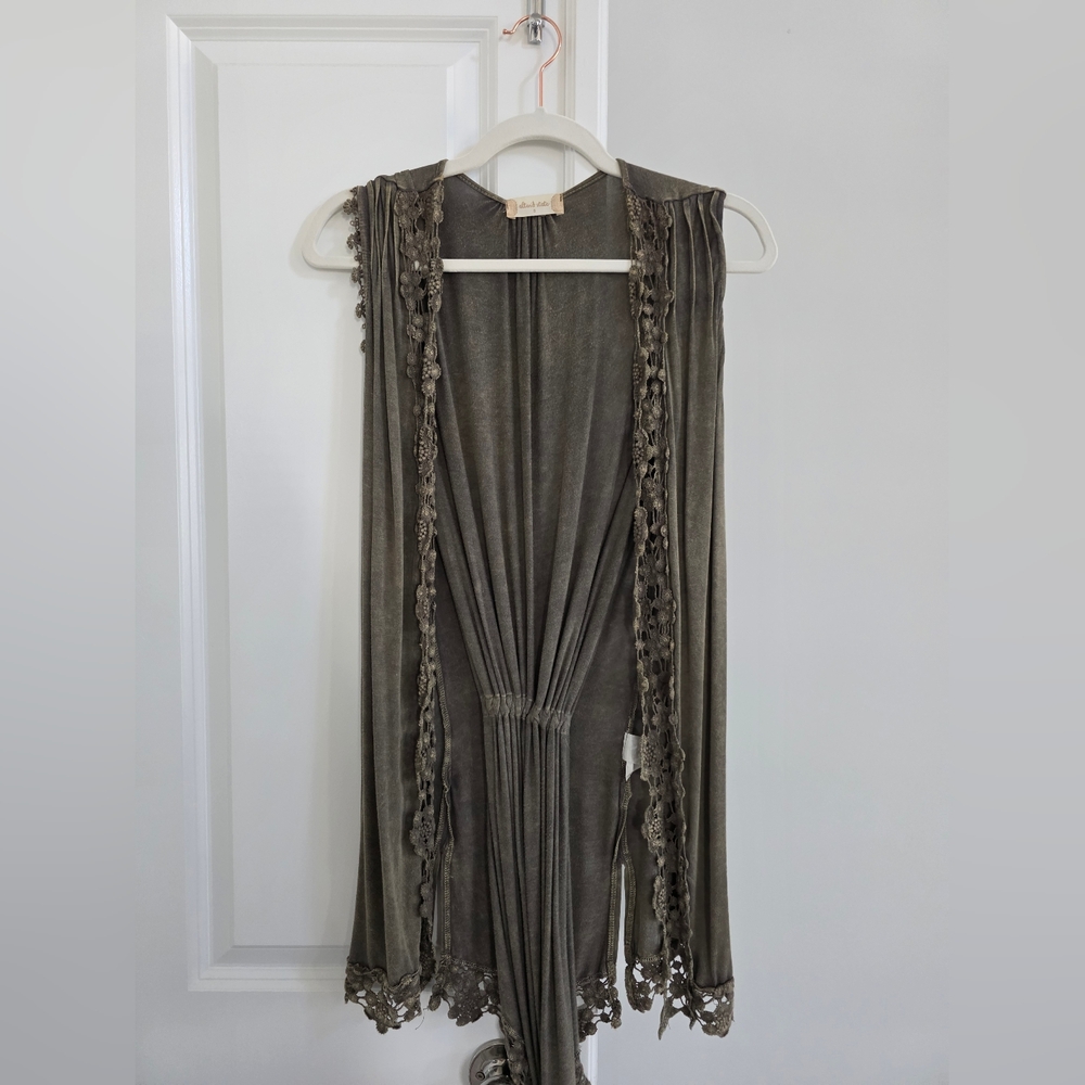 Altar'd State Olive Green Sleeveless Top